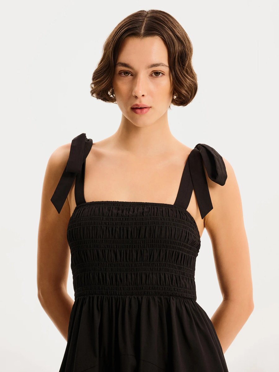 OMNES Dixie Dress in Black - 2