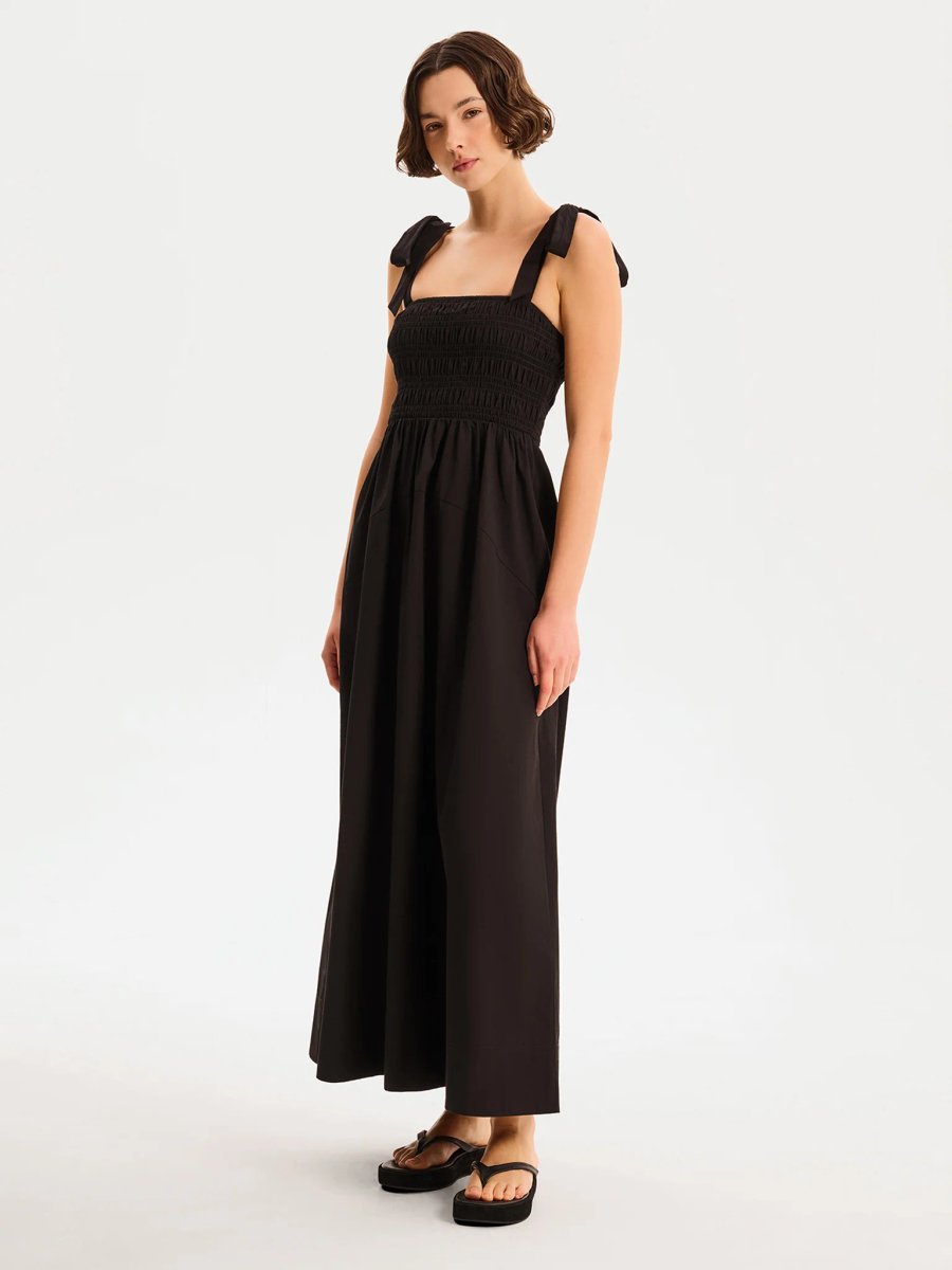 OMNES Dixie Dress in Black - 3