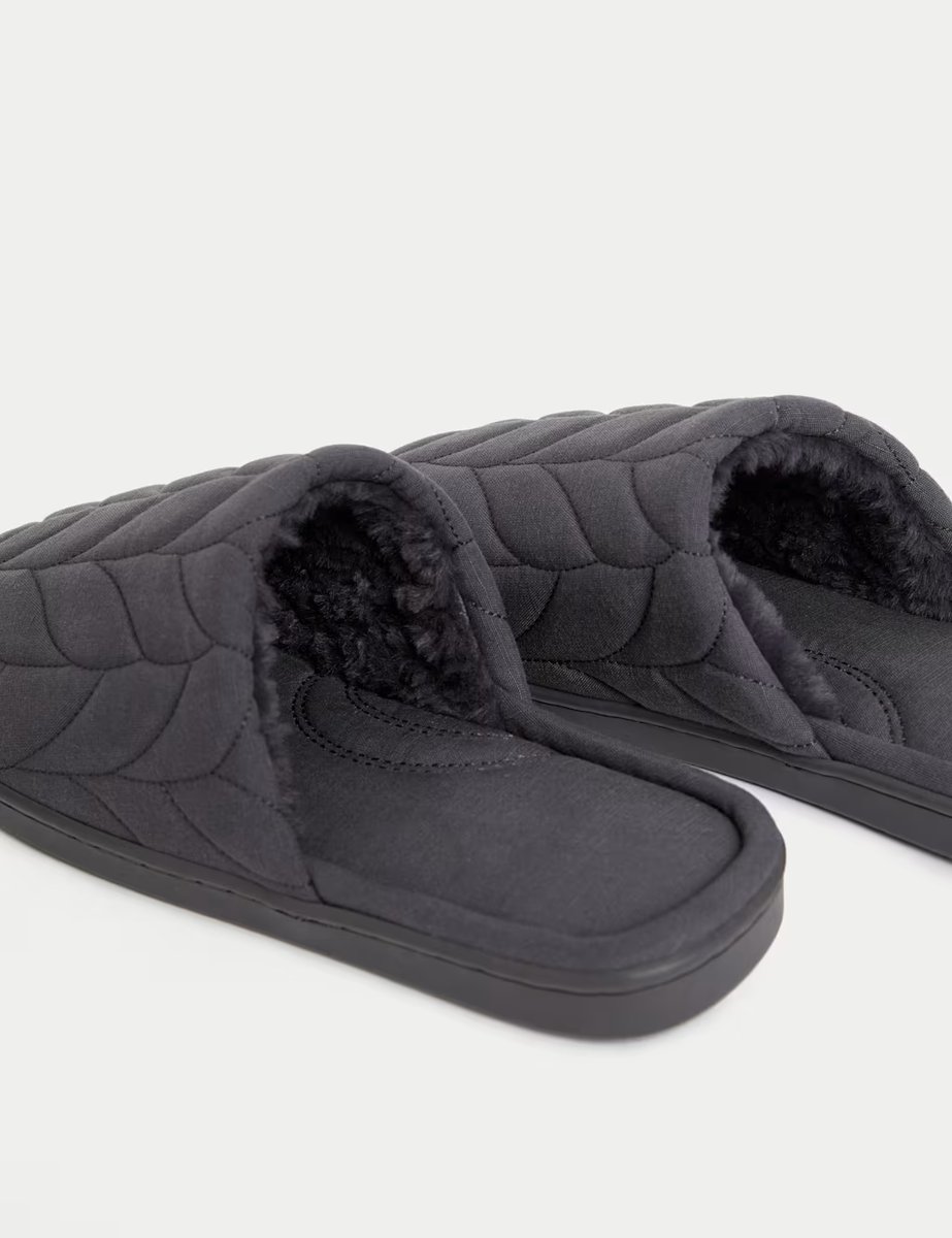 Marks & Spencer M&S Mule Slippers with Secret Support Slate Blue - 2