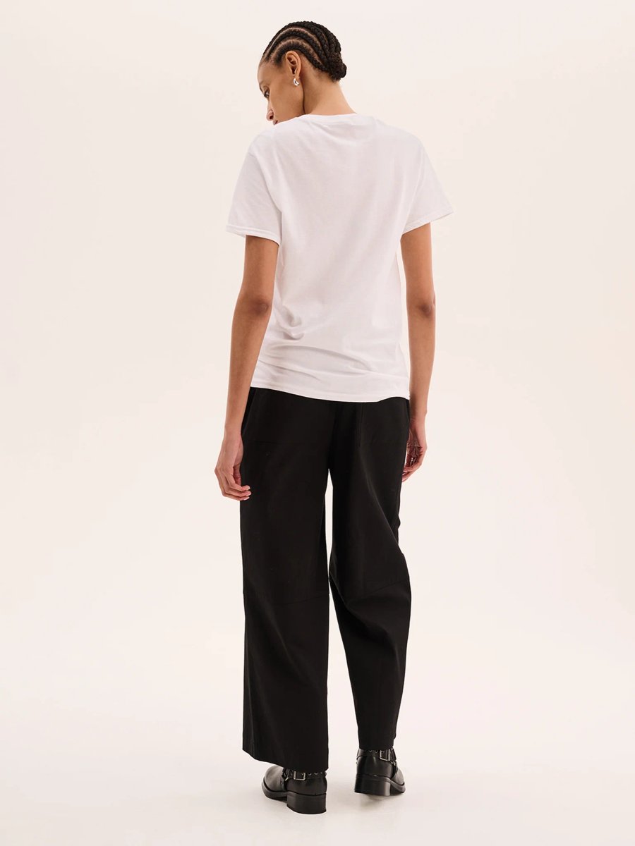 OMNES Jack Boyfriend Tee in White - 3