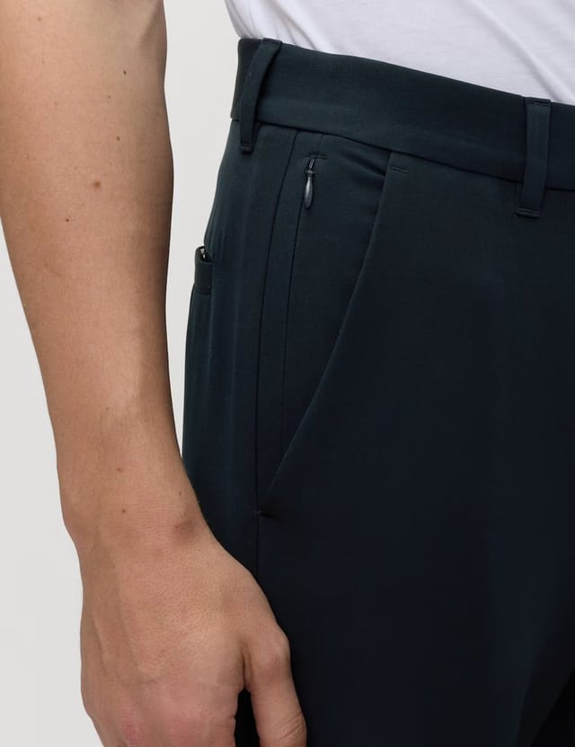 Marks & Spencer M&S Regular Fit Thermal Technical Chinos Navy - 2