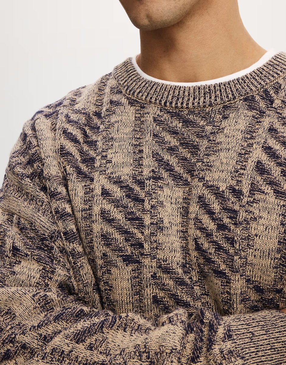 ASOS Cotton On Garage knit in brown - 3