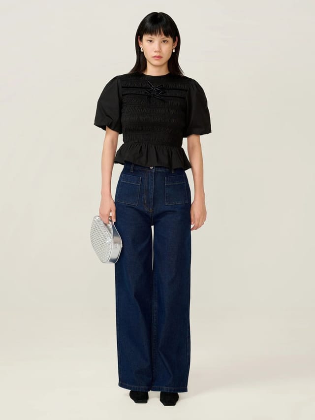OMNES Noemi Top in Black - 2