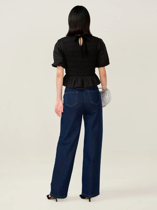 OMNES Noemi Top in Black - 3