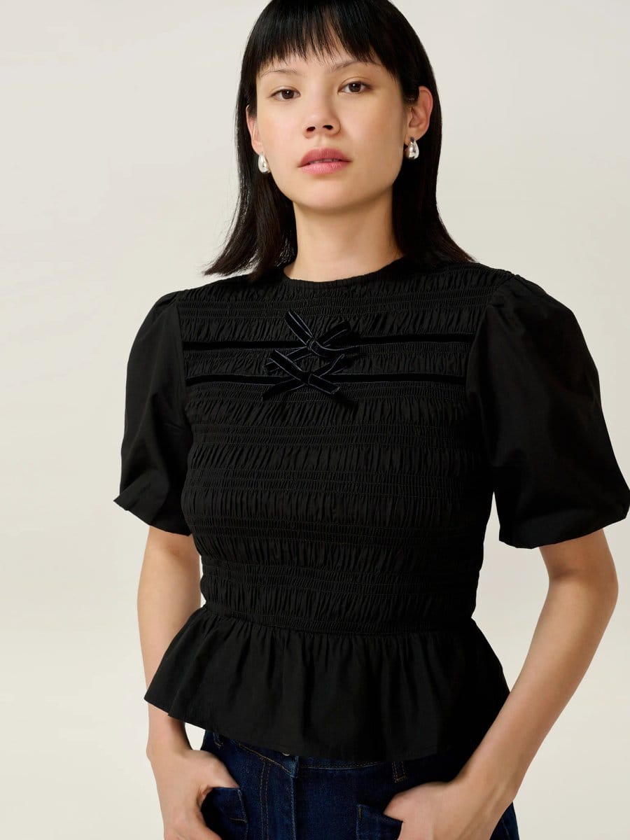 OMNES Noemi Top in Black - 4