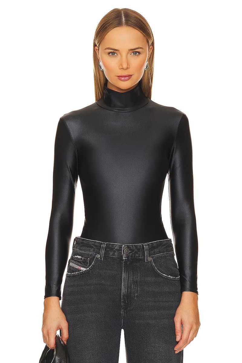 revolve Revolve Matte Metallic Bodysuit in Oxide