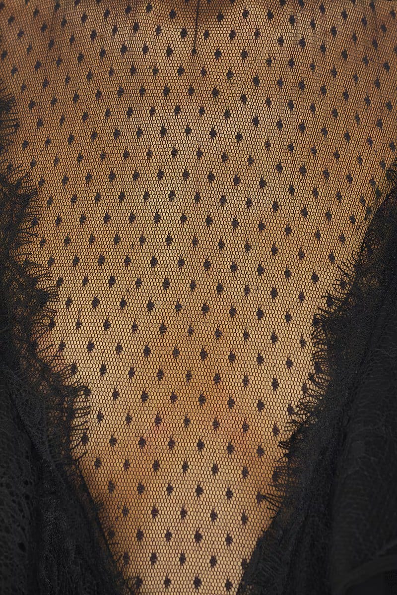 revolve Laila Lace Long Sleeve Short Dress - 4