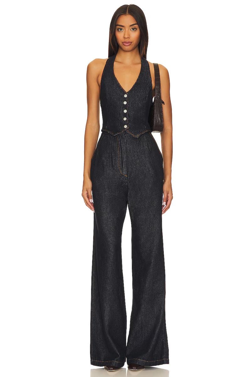 revolve X Revolve Isadore Denim Jumpsuit