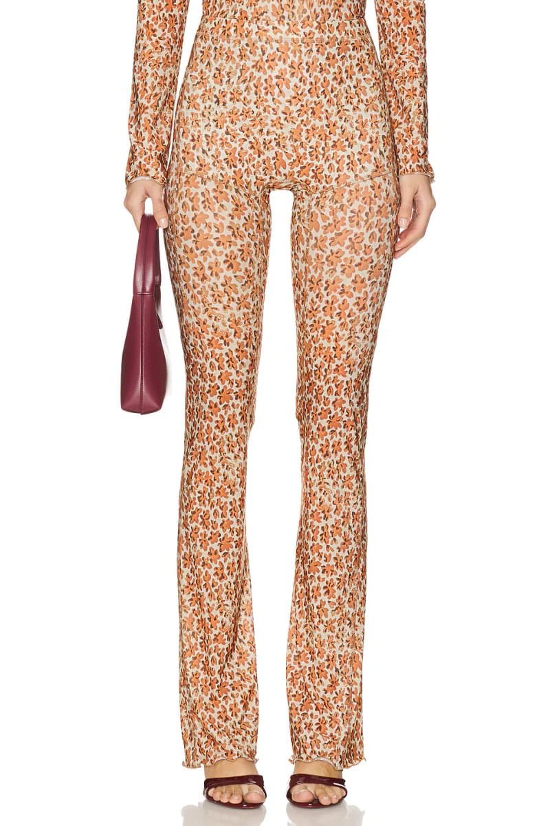 revolve Revolve Halcyon Floral Legging in Scorched Flower