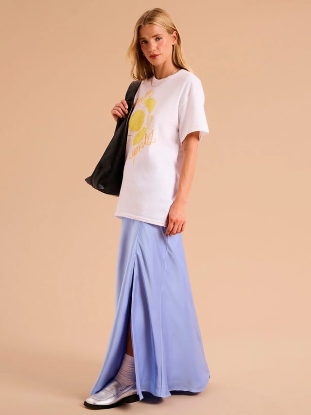 OMNES Lemon Spritz Print Boyfriend T-Shirt - 2