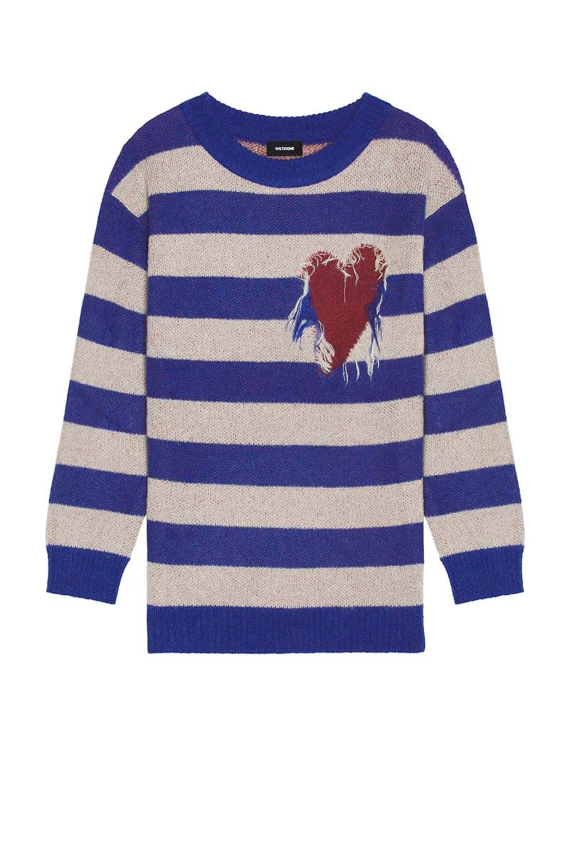 revolve Grunge Stripe Pullover - 4