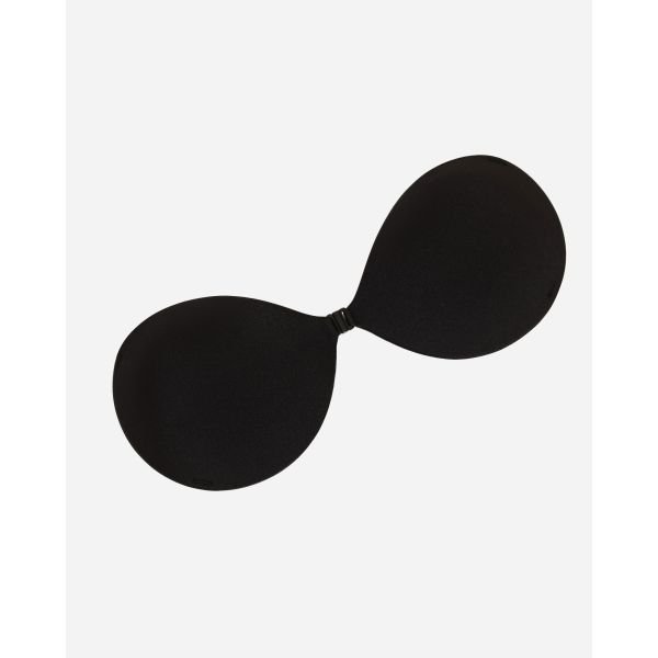 EGO Bandeau Shaped Stick On Bra In Black, Women's Size UK One Size - 2