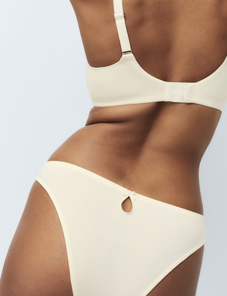 Marks & Spencer M&S 2 Pack Embrace Brazilian Knickers Ivory Mix - 3