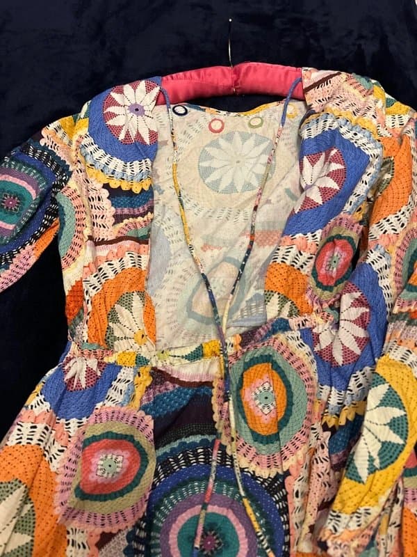 Never Fully Dressed Never Fully Dressed Crochet Cotton Mini Dress size S/8 NEW