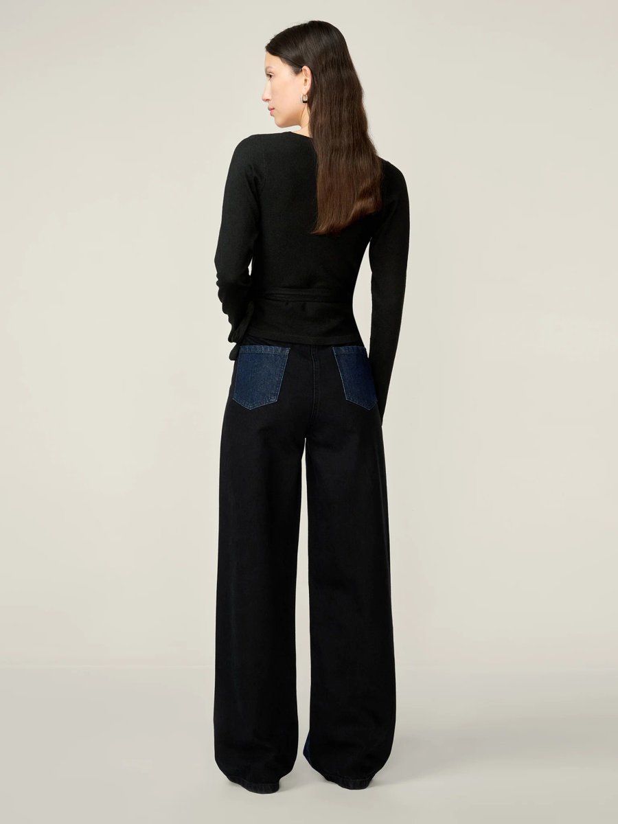 OMNES Rex Ballet Top in Black - 2