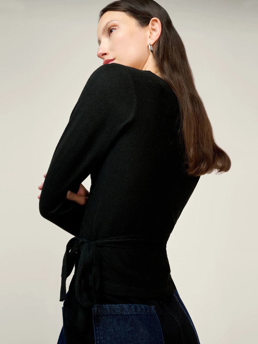 OMNES Rex Ballet Top in Black - 3