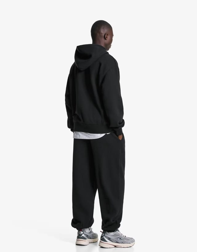 ASOS Bershka Hoodie in black - 2