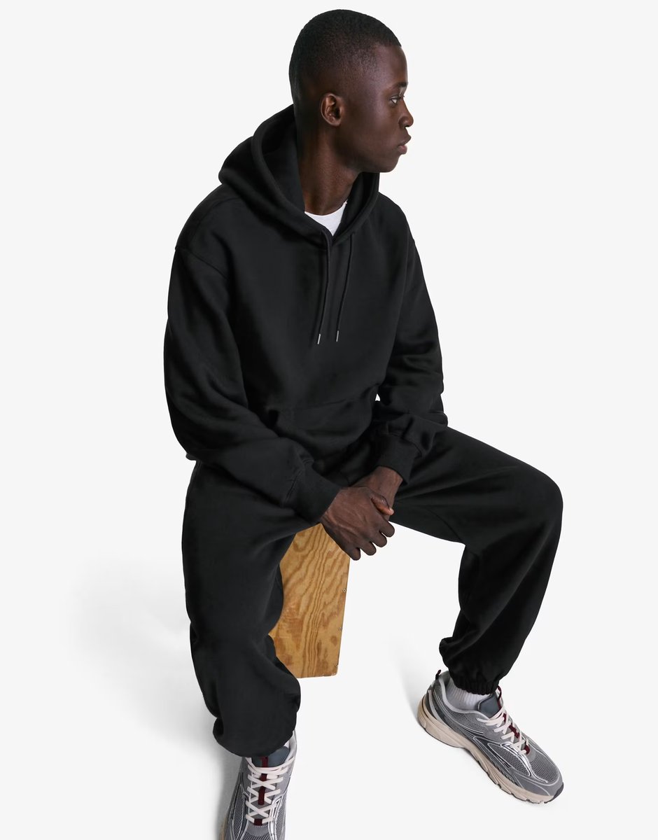 ASOS Bershka Hoodie in black - 4