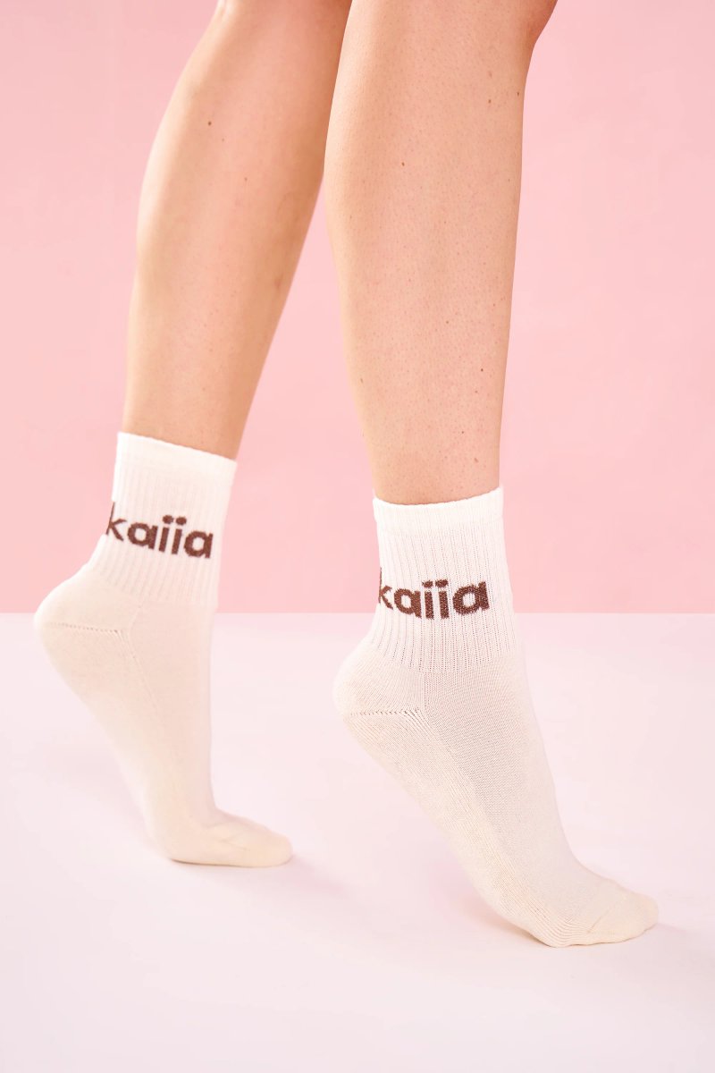 Kaiia Pack of Three Kaiia Logo Socks Multi - 3