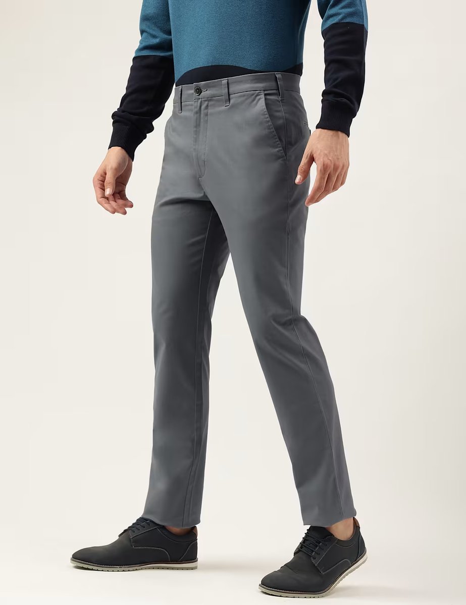 Marks & Spencer M&S Slim Fit Stretch Chinos Light Airforce - 2