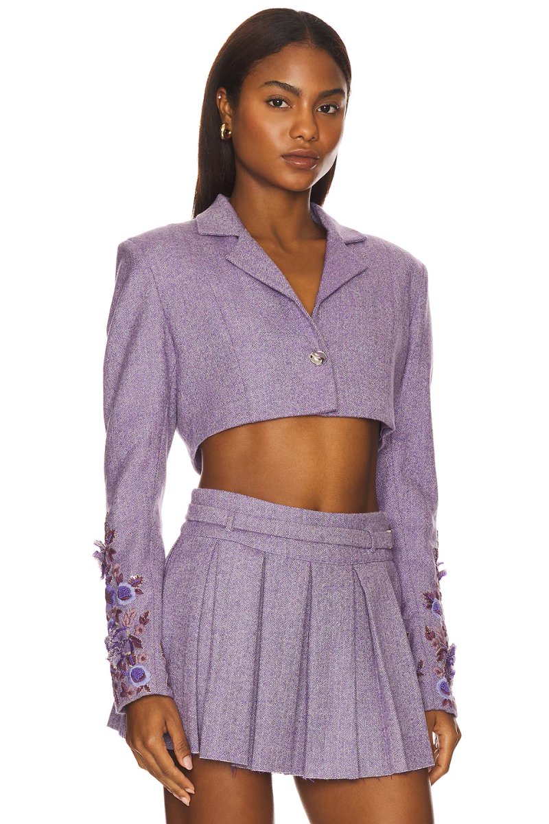 revolve Georgiana Tweed Mini Jacket - 2