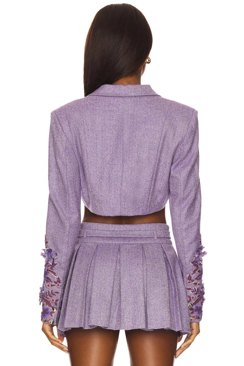 revolve Georgiana Tweed Mini Jacket - 3