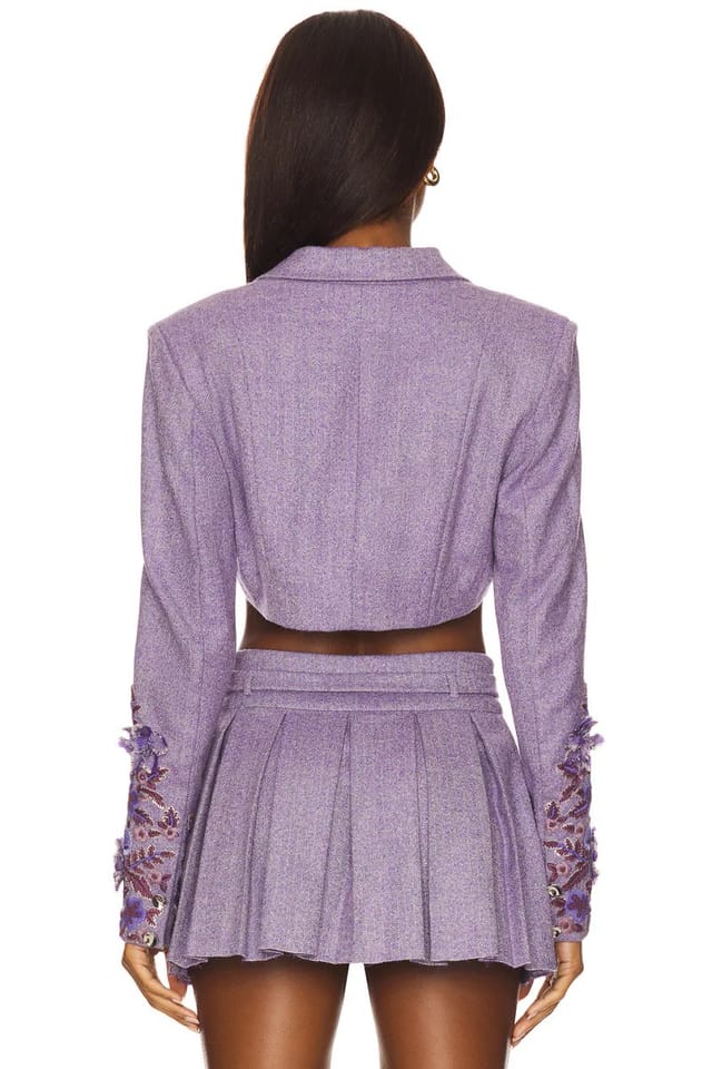 revolve Georgiana Tweed Mini Jacket - 3