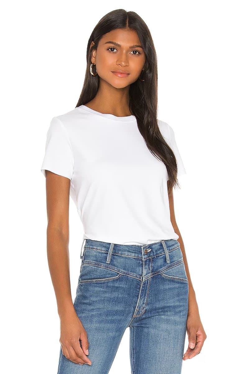 revolve Essential Cotton Crewneck Bodysuit