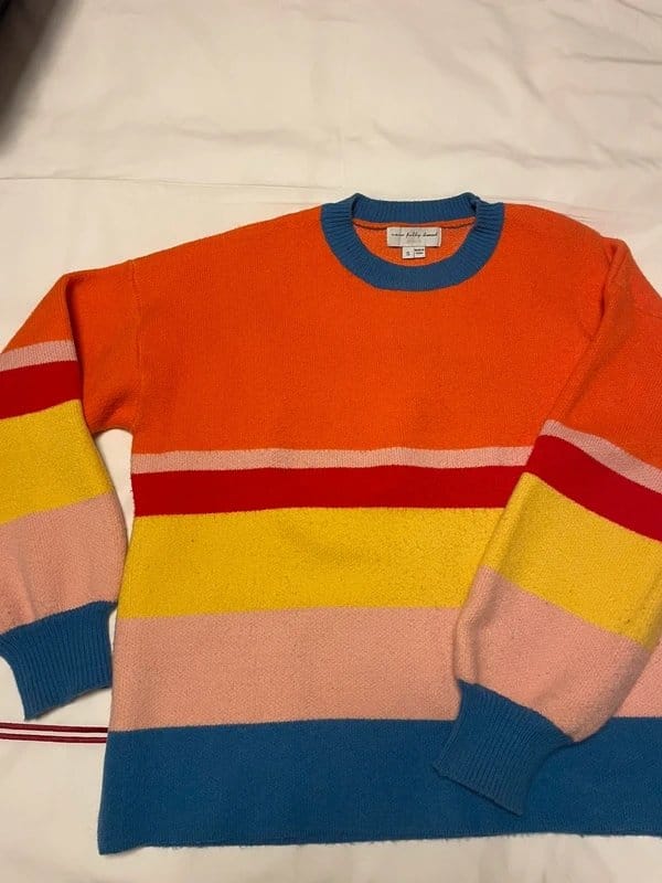 Never Fully Dressed Never fully dressed Color Block Striped Sweater - Size S - 3