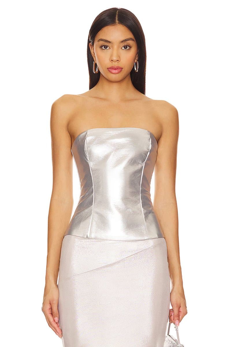 revolve Novi Faux Leather Corset