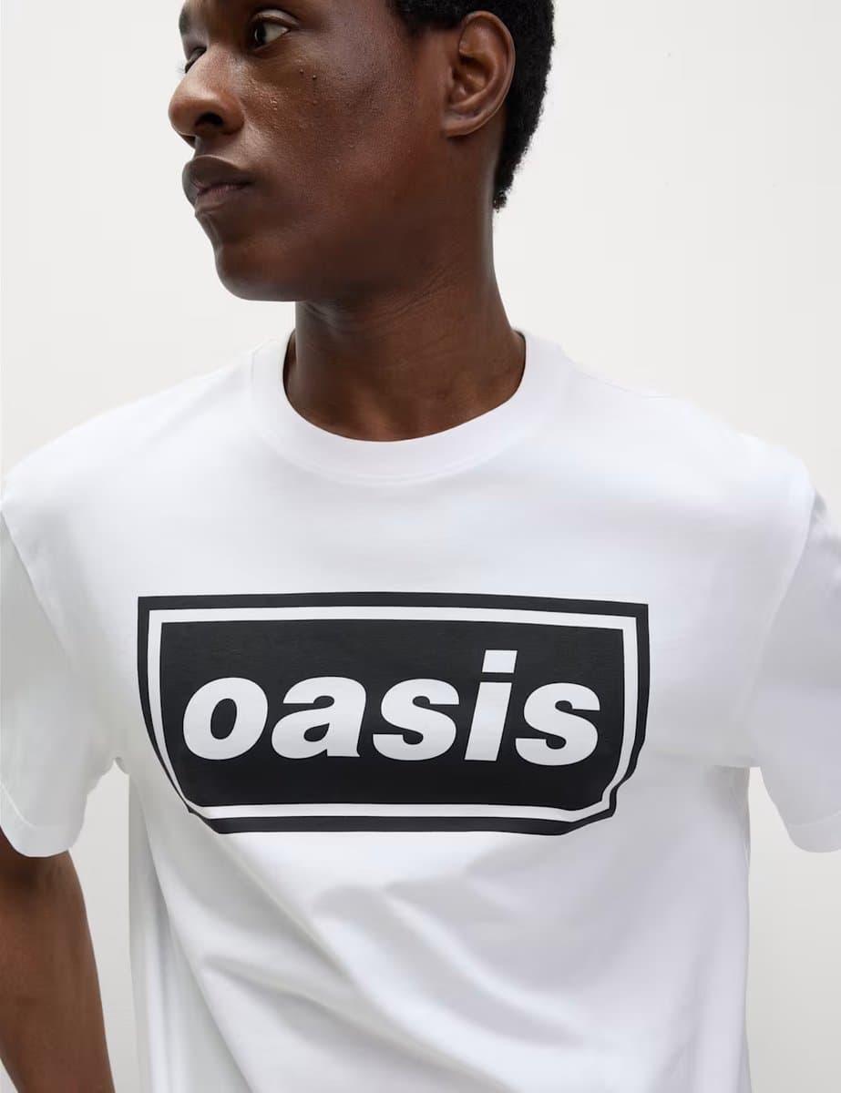 Marks & Spencer M&S Pure Cotton Oasis T-Shirt White