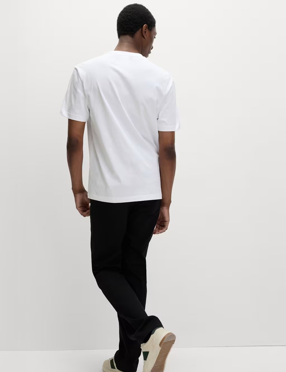 Marks & Spencer M&S Pure Cotton Oasis T-Shirt White - 2