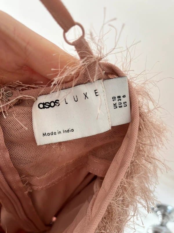 ASOS ASOS Luxe feather low back cami body