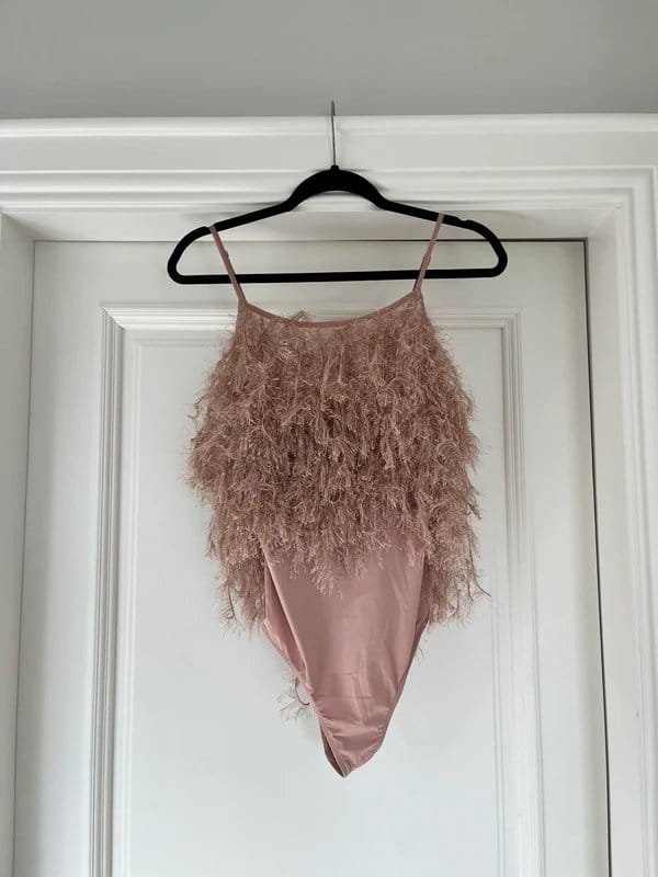 ASOS ASOS Luxe feather low back cami body - 2