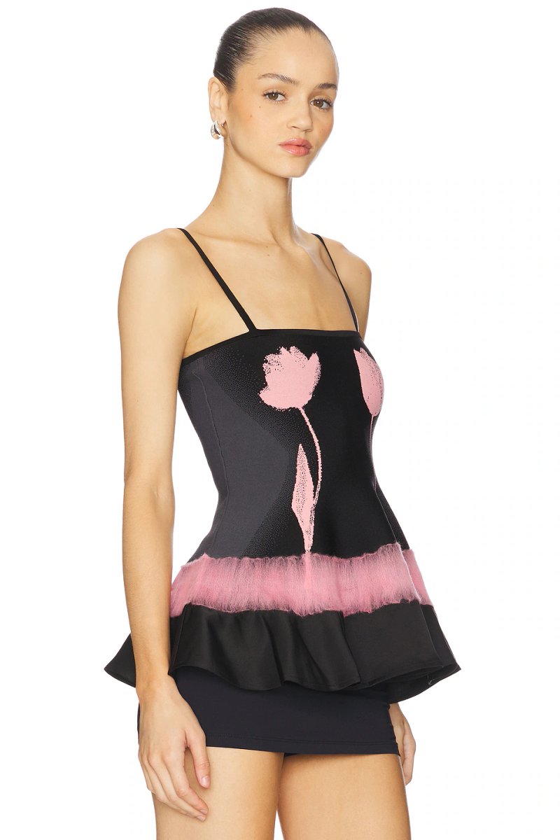 revolve Tulip Needle Punch Tank Top - 2