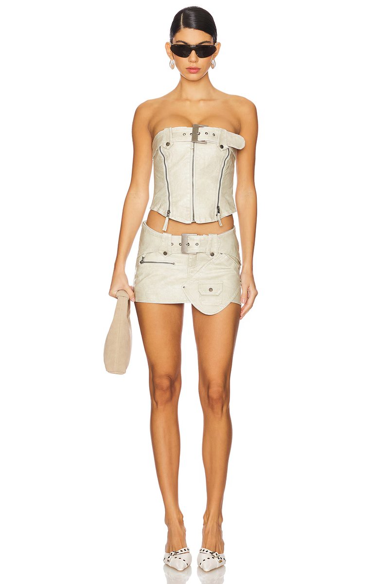 revolve Buckle And Zip Corset - 4