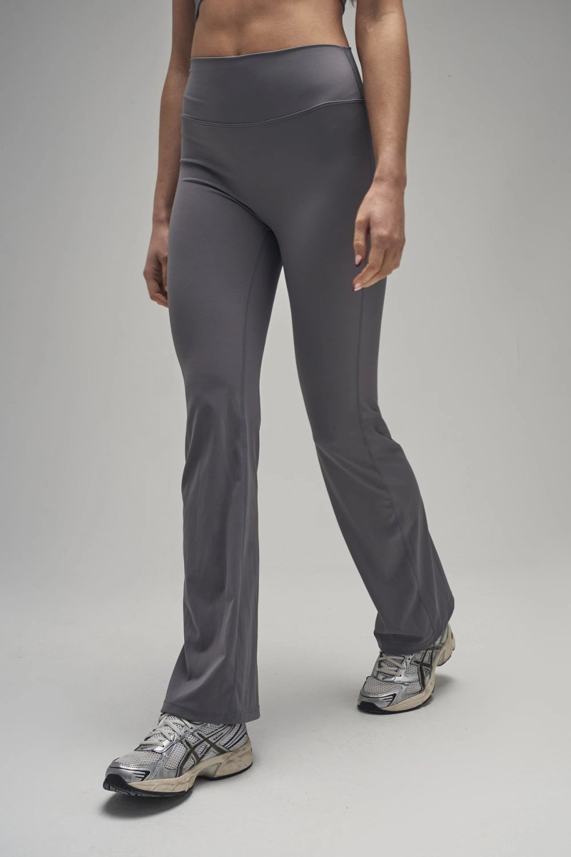 Kaiia Kaiia Sculpt Yoga Pants Slate Grey - 3