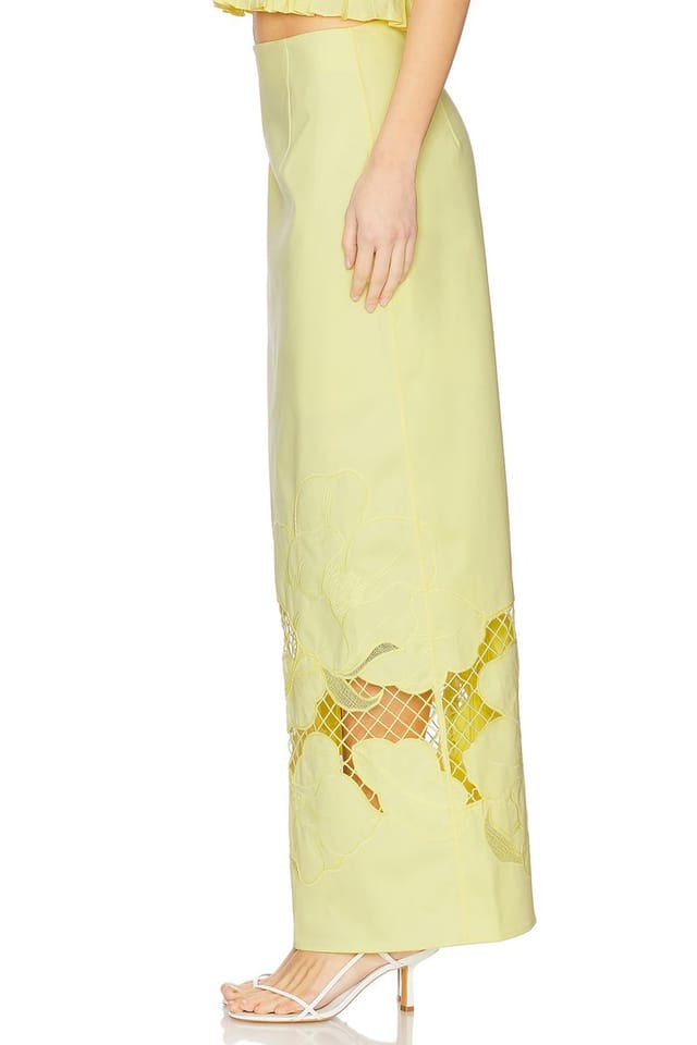 revolve Esme Embroidered Skirt - 3