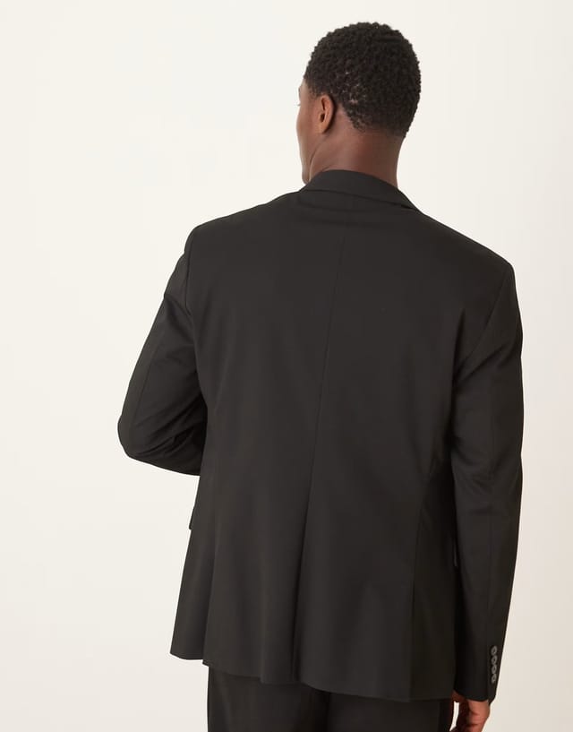 ASOS Mango Paris slim fit blazer co-ord in black - 3