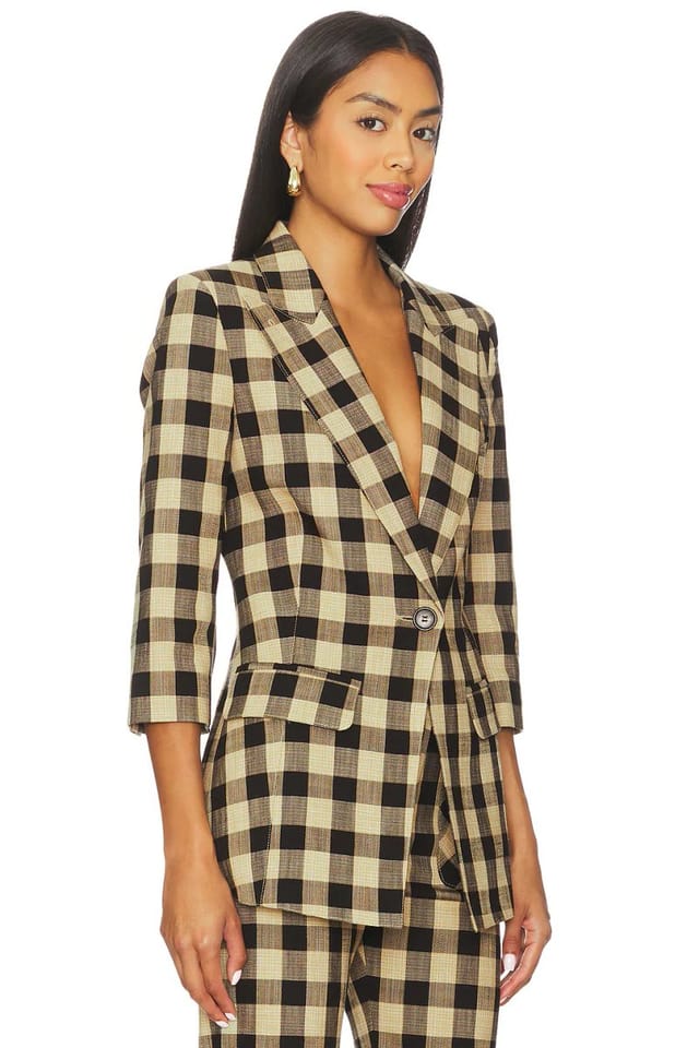 revolve 3/4 Sleeve Blazer - 2