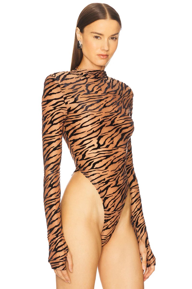revolve Zebra Bodysuit - 3