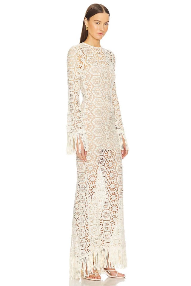 revolve Maia Fringe Gown - 3