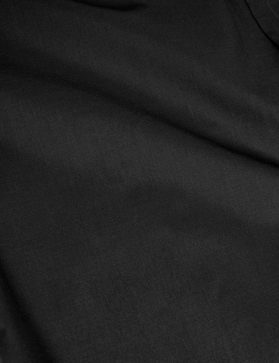 Marks & Spencer M&S 3 Pack Slim Fit Easy Iron Long Sleeve Shirts Black - 2