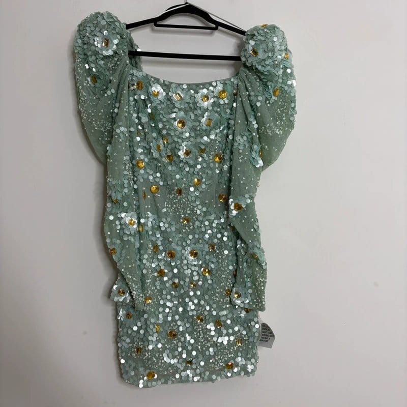 ASOS ASOS Luxe Sequin Embellished Dress - 4