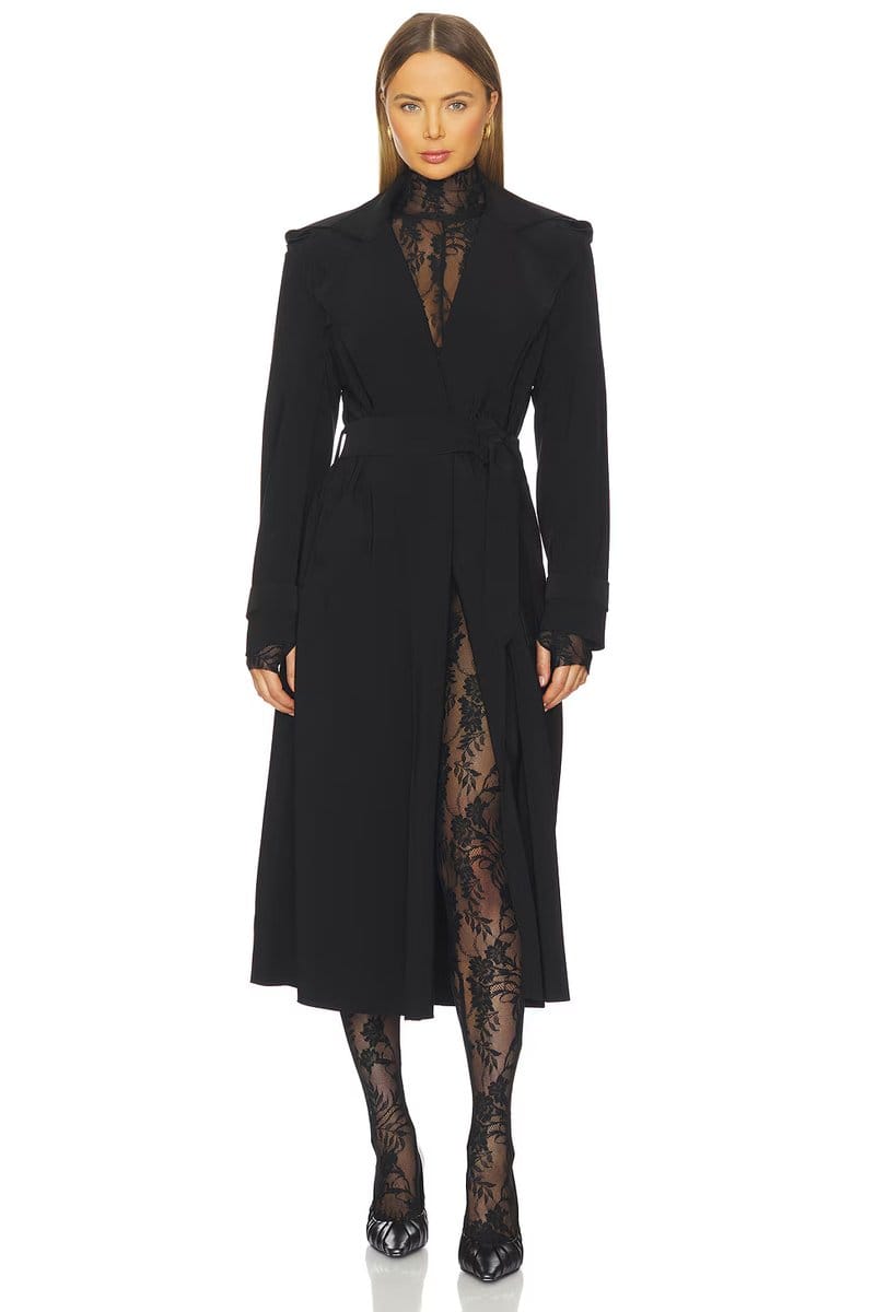 revolve Long Sleeve Slim Fit Turtleneck Catsuit - 4