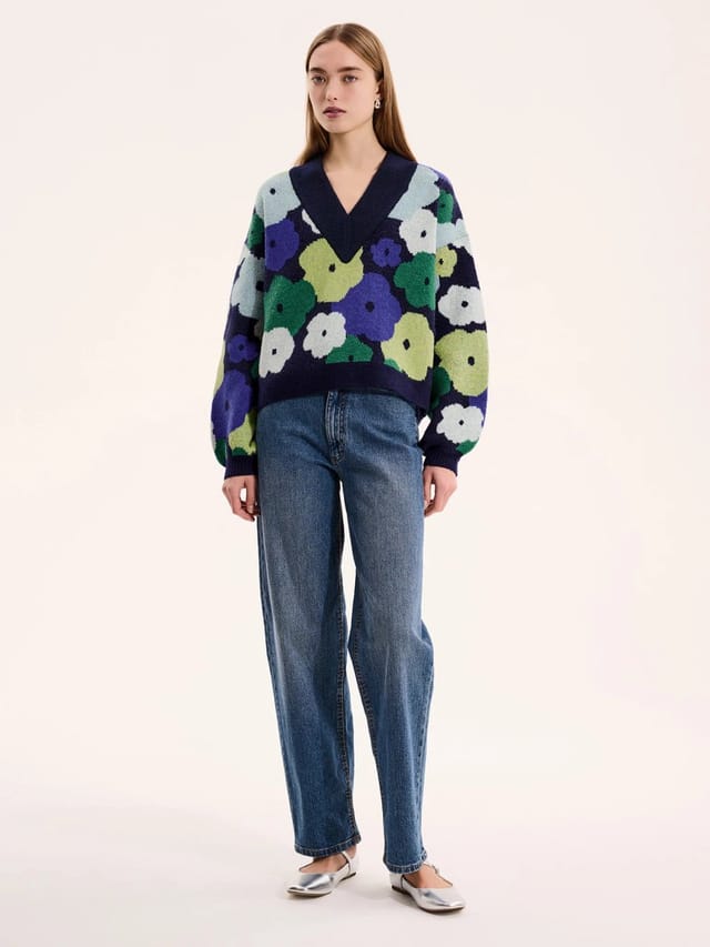 OMNES Ari Oversized Floral Jumper - 2
