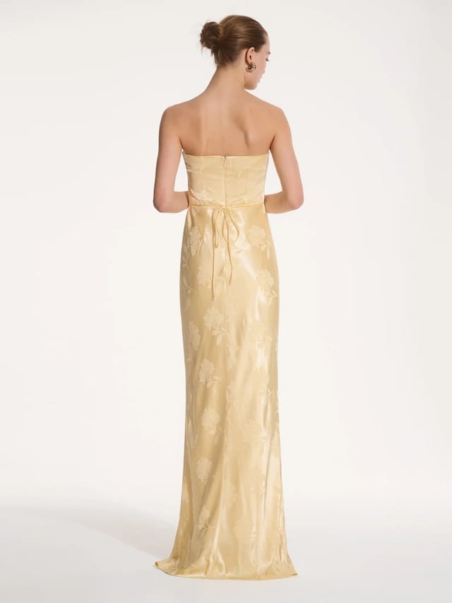 OMNES Amdra Maxi Dress in Vintage Yellow - 3
