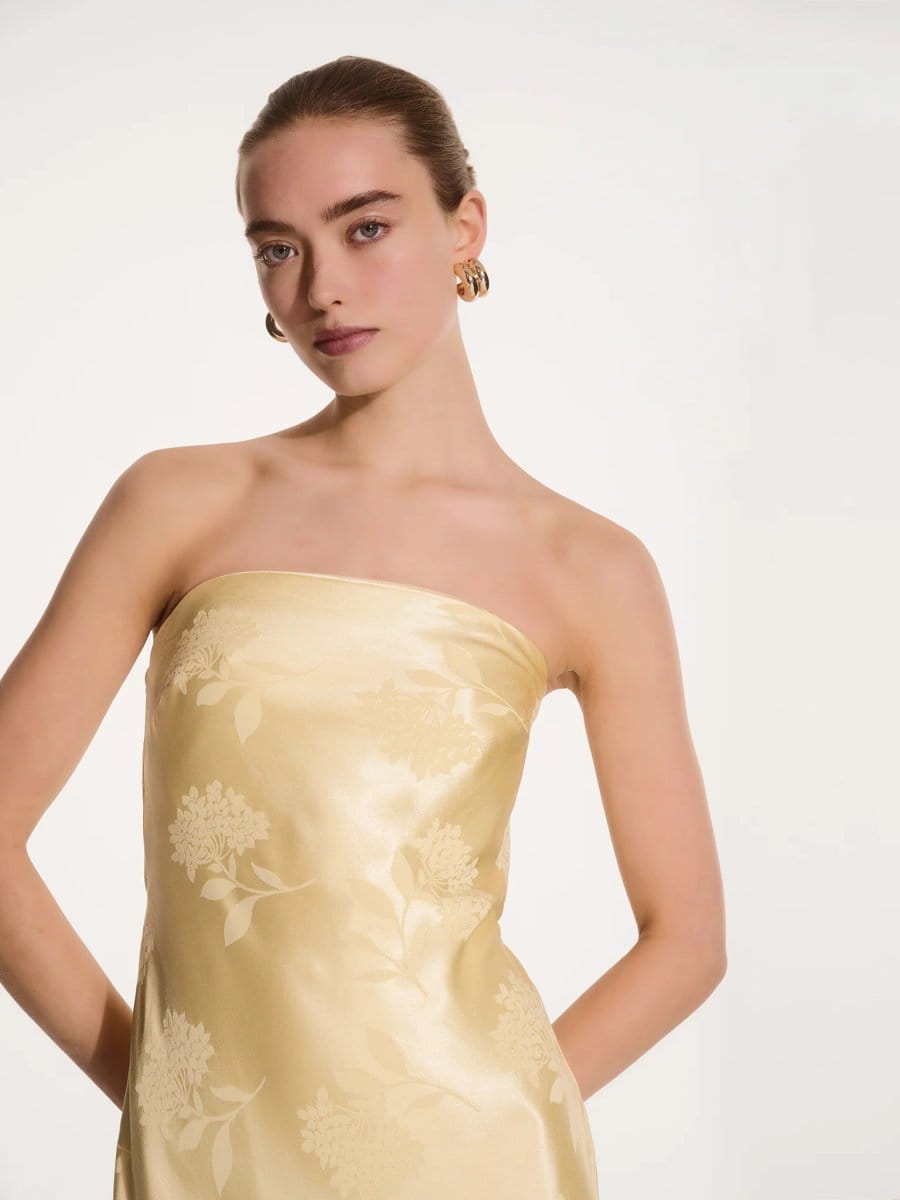 OMNES Amdra Maxi Dress in Vintage Yellow - 4