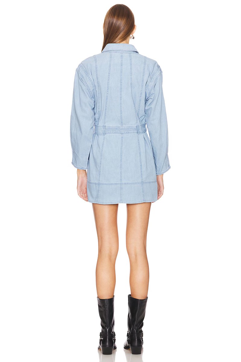 revolve x REVOLVE Esme Mini Dress In Soft Blue - 3