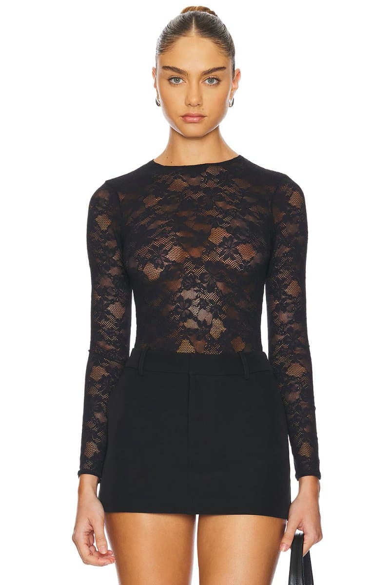 revolve Le Stretch Long Sleeve Bodysuit